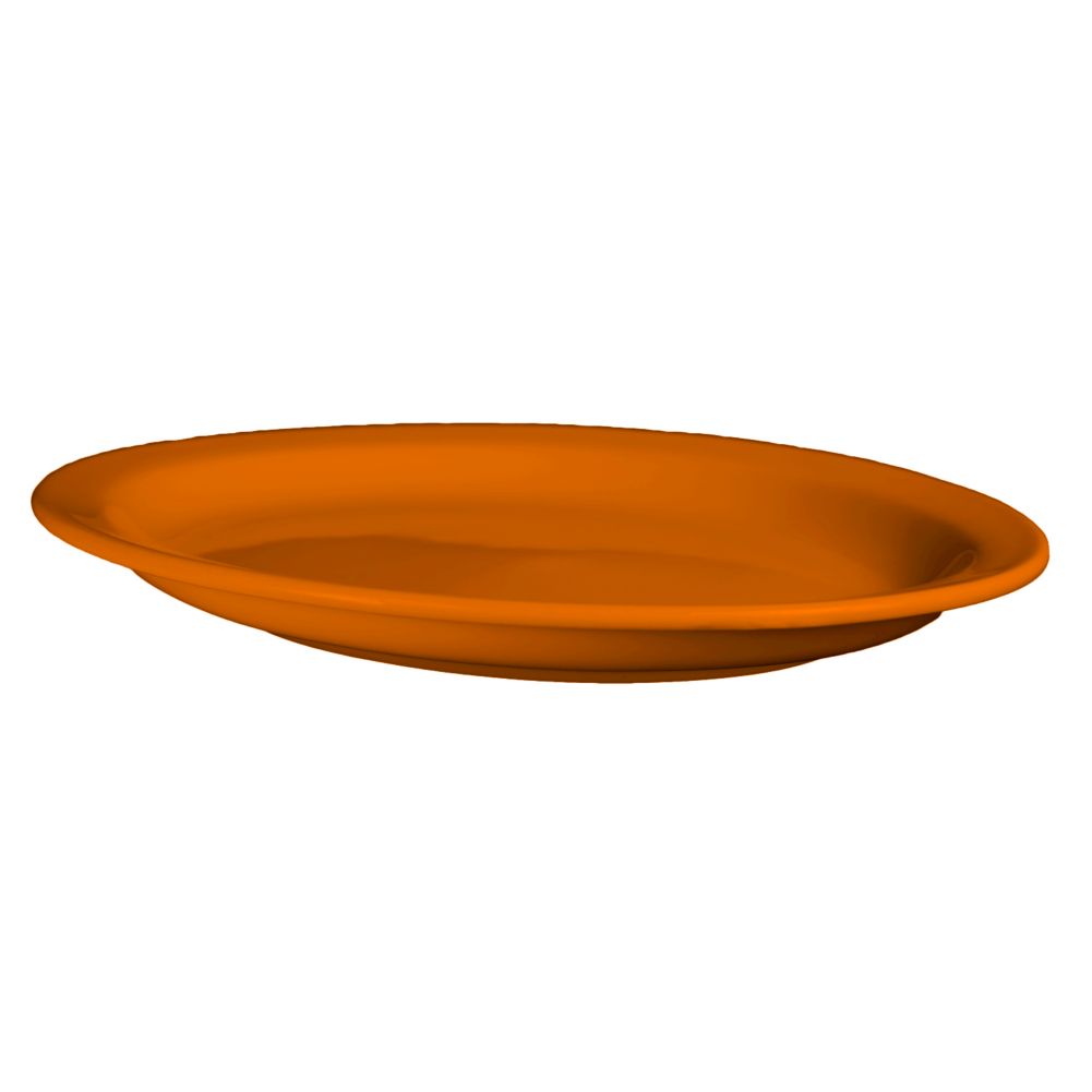 Homer Laughlin Colorations&trade; Tangerine 13-3/4" Oval Platter