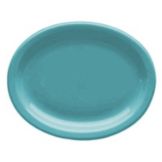 Homer Laughlin Colorations&trade; Turquoise 13-3/4" Oval Platter