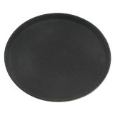 Update International Black 11" Non-Slip Grip Tight Tray