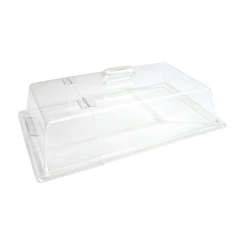 Delfin 20" x 12" Clear Hinged Flat Cover