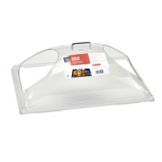 Cambro Clear Camwear&reg; Dome Cover w/ 2 End Cuts