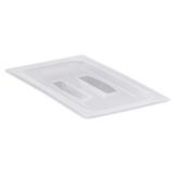 Cambro Translucent 1/3 Size Food Pan Cover w/ Handle