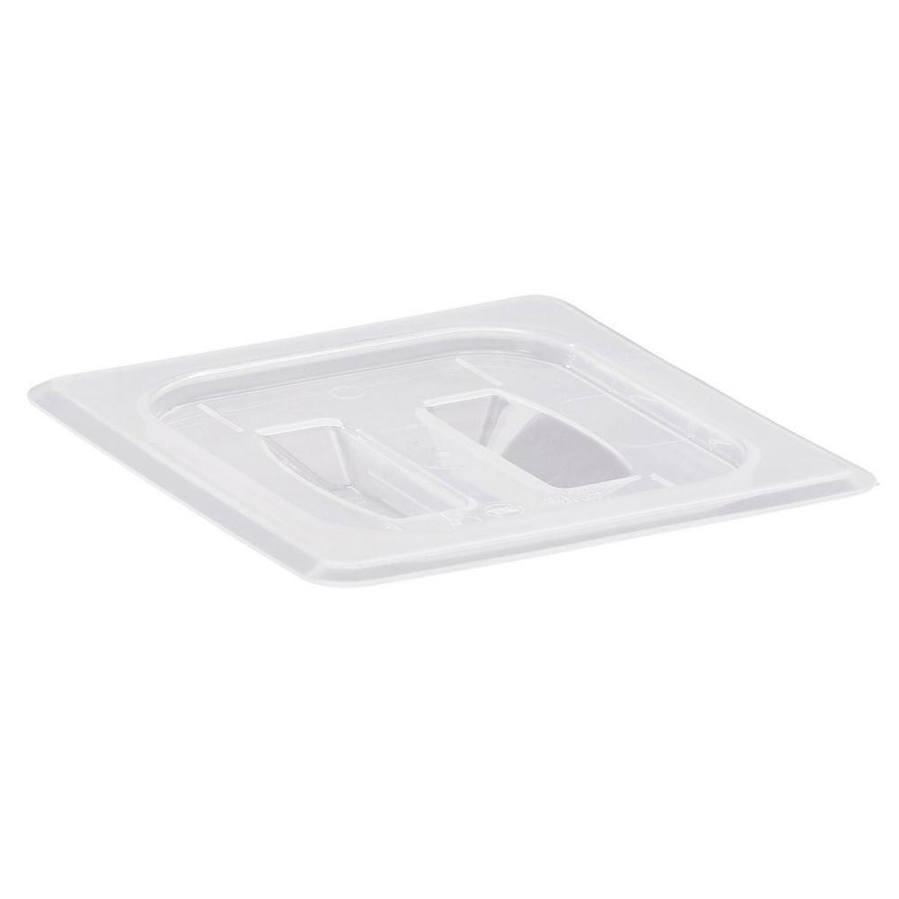 Cambro Translucent 1/6 Size Food Pan Cover w/ Handle