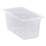 Cambro Translucent 1/3 Size Food Pan, 6" H