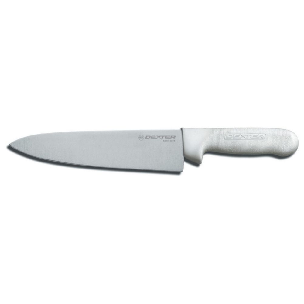 Dexter Russell Sani-Safe&reg; White Handle 8" Cooks Knife