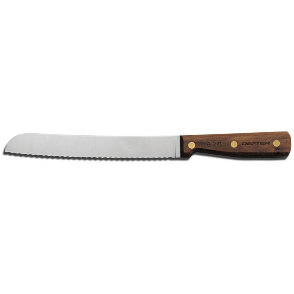 Dexter Traditional Wood Handle 8" Scalloped Bread Knife