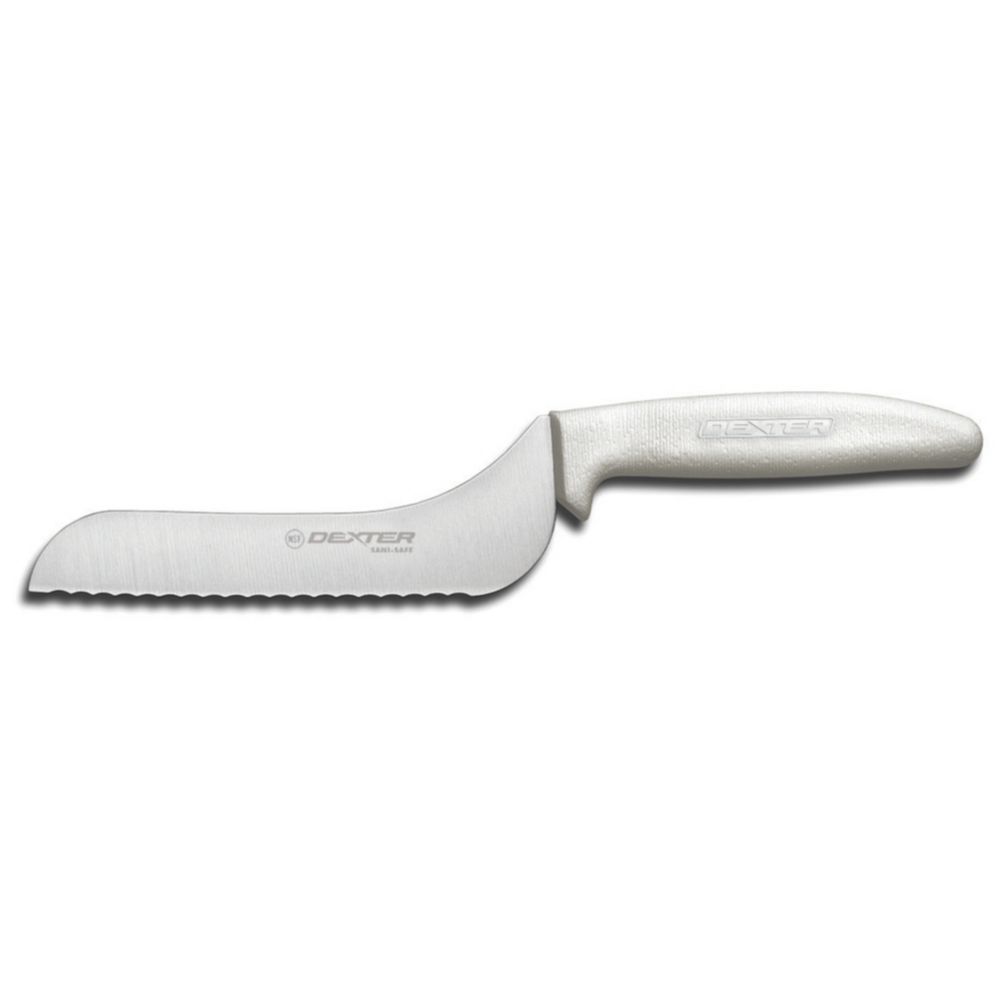 Dexter Russell Sani-Safe&reg; 5" Scalloped Offset Slicer
