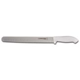 Dexter Russell SofGrip White Handle 14-In. Wide Duo-Edge Roast Slicer
