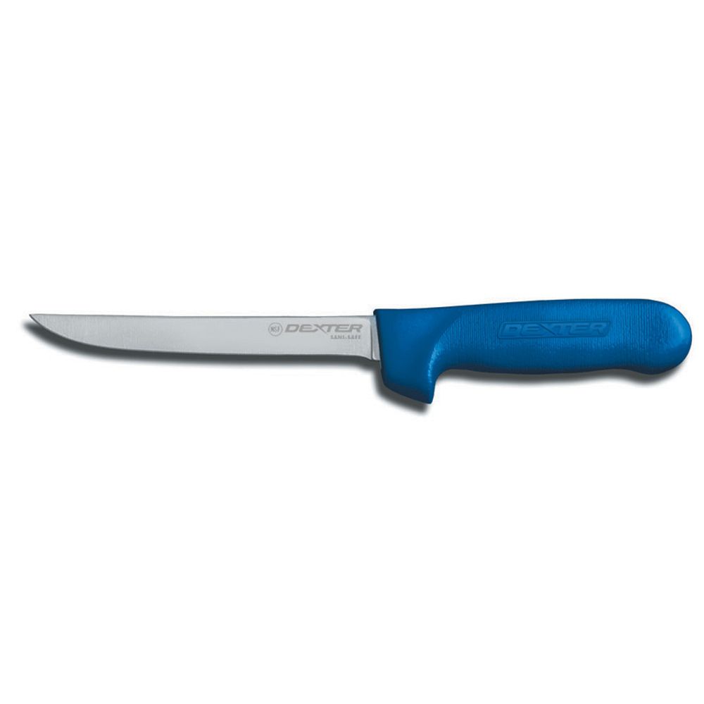 Dexter Russell Sani-Safe&reg; Blue Handle 6" Narrow Boning Knife