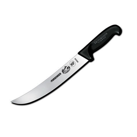 Victorinox Forschner Fibrox 9.5 Butcher Knife, Yellow TPE Handle (Old Sku  40472) - KnifeCenter - 5.7408.25