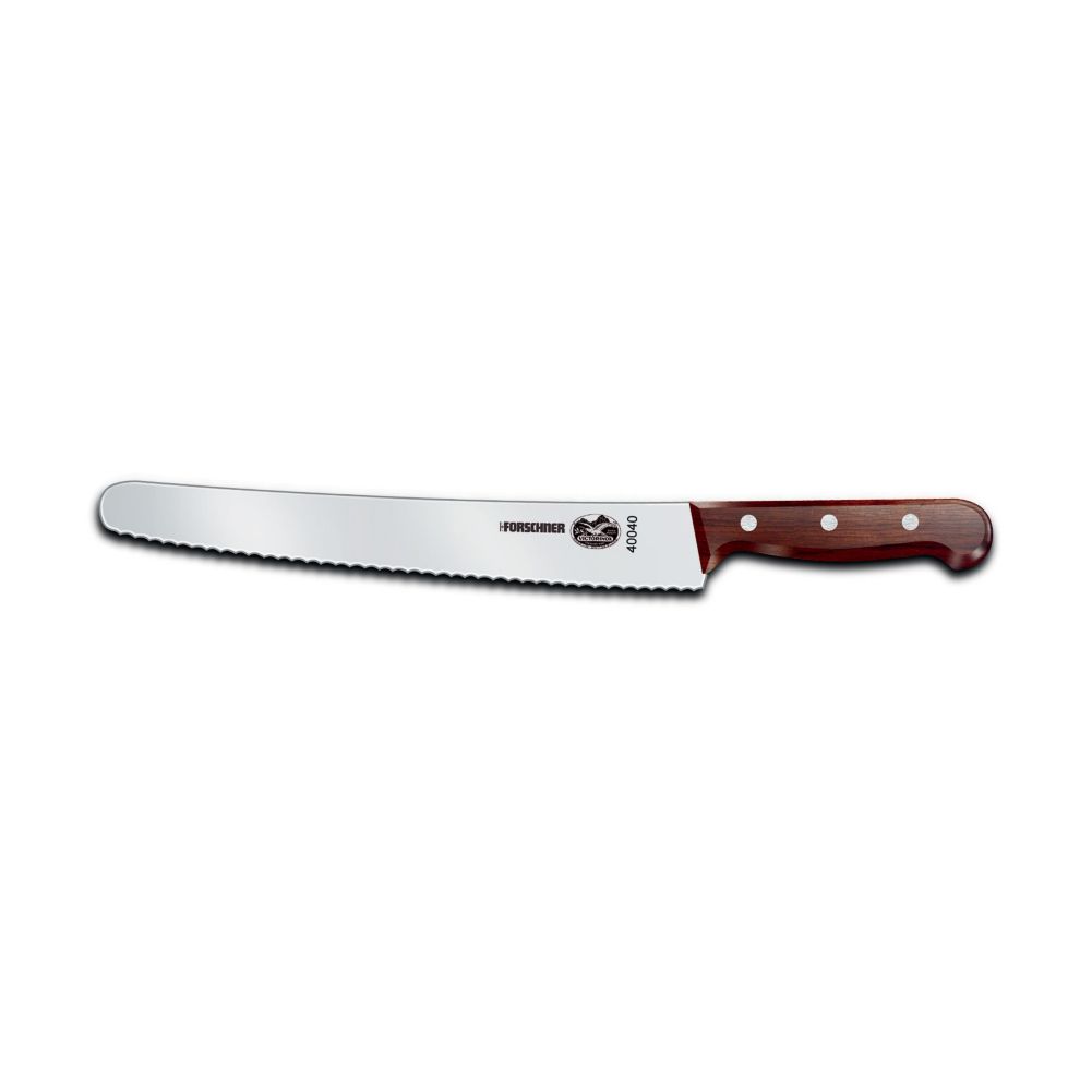 Victorinox Wavy Edge 10-1/4" Bread Knife with Rosewood Handle