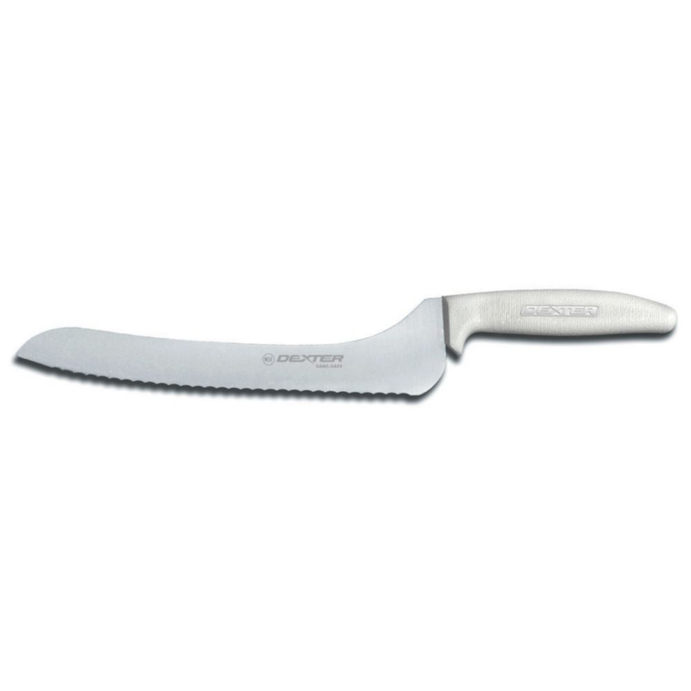 Dexter Russell Sani-Safe&reg; 9" Scalloped Offset Sandwich Knife