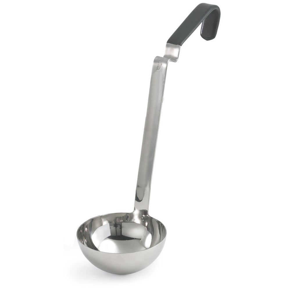 Jacob's Pride S/S Ladle w/ Black Ergo Grip Kool-Touch Handle, 6 oz