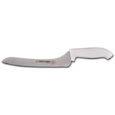 Dexter SofGrip White Handle 9-In. Scalloped Offset Sandwich Knife