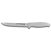 Dexter Russell SofGrip White Handle 6" Scalloped Utility Knife