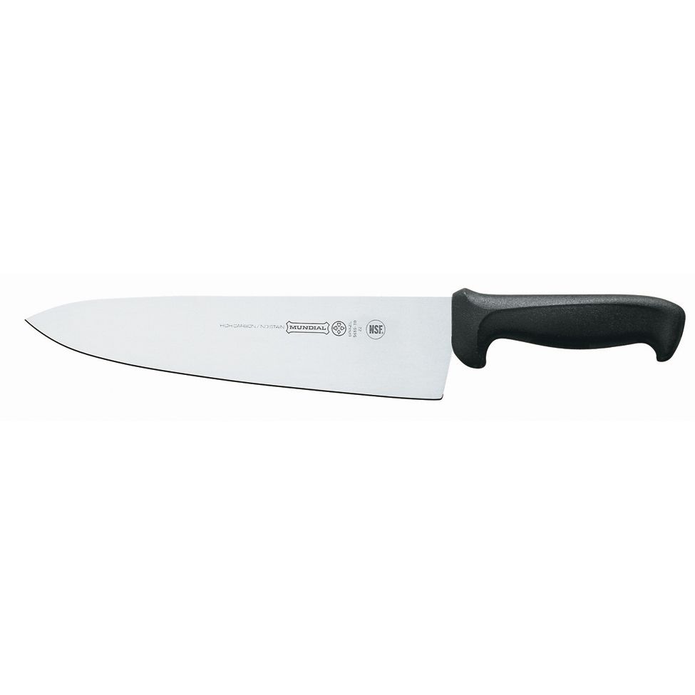 Mundial Cook's Knife w/ Black Poly Handle - 10"