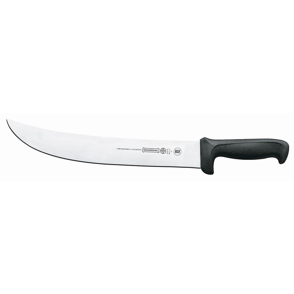 Mundial Cimeter Knife w/ Black Handle - 12"