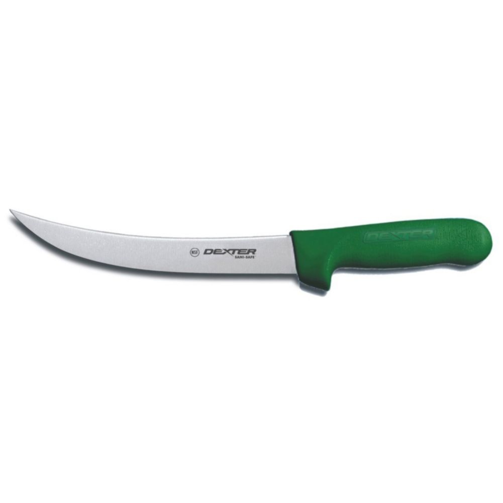 Dexter Russell Sani-Safe&reg; Green Handle 8" Breaking Knife