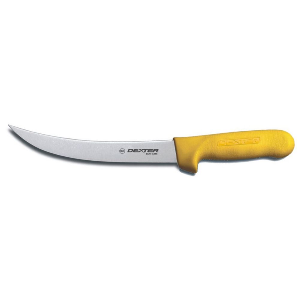 Dexter Russell Sani-Safe&reg; Yellow Handle 8" Breaking Knife