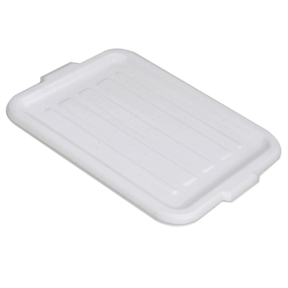 Carlisle Comfort Curve&trade; Universal Bus Box Lid, White