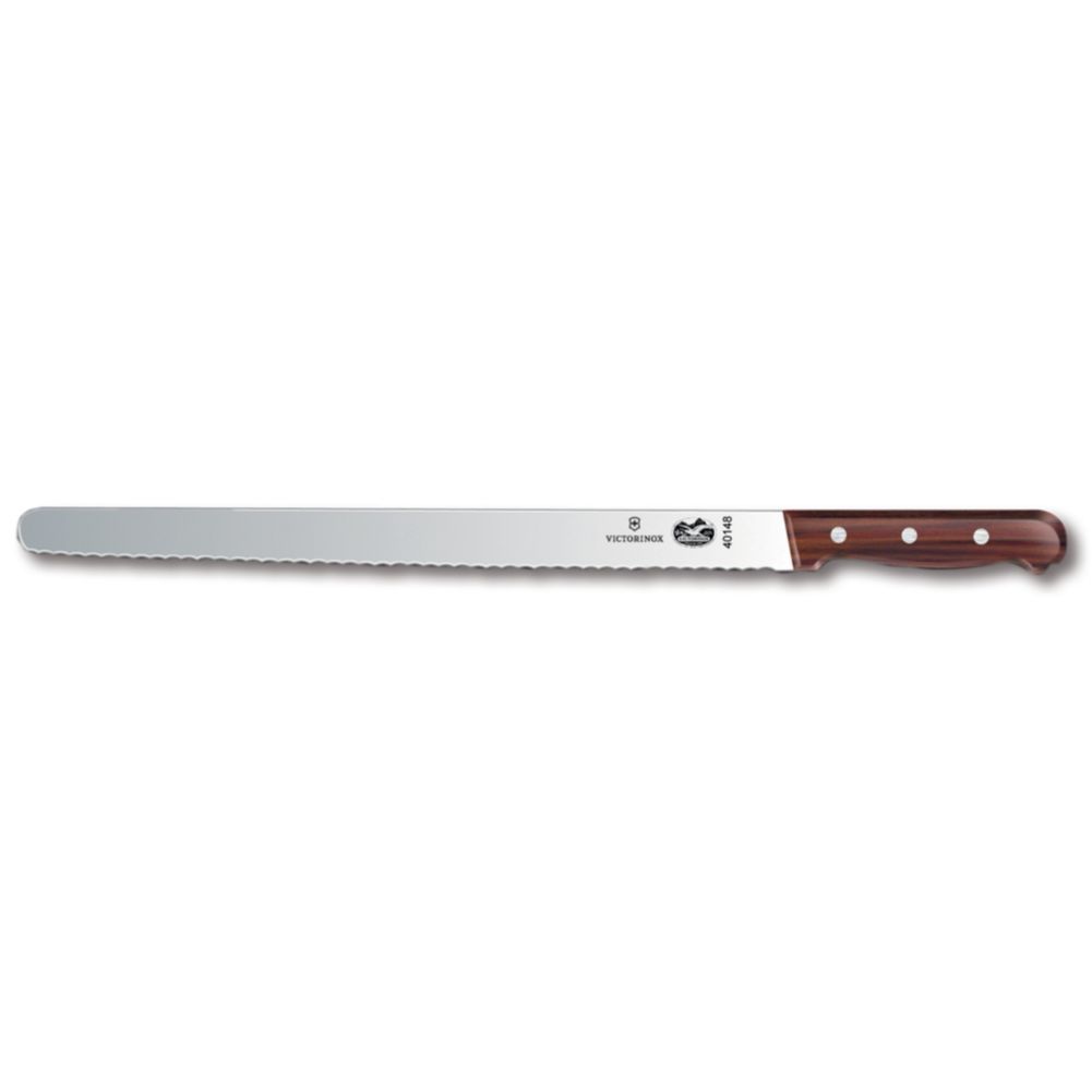 Victorinox Wavy Edge 14" Blade Bread Knife with Rosewood Handle