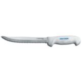Dexter Russell SofGrip 8" Tiger Edge Slicer w/ White Handle