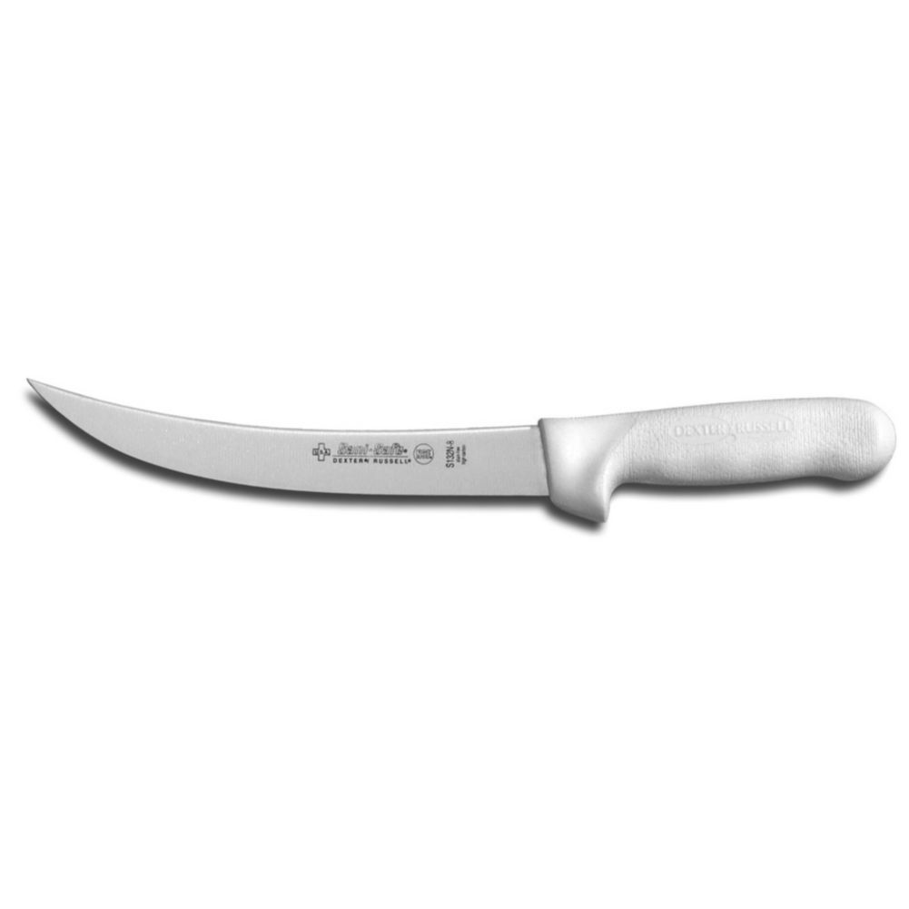 Dexter Russell Sani-Safe&reg; White Handle 8" Breaking Knife