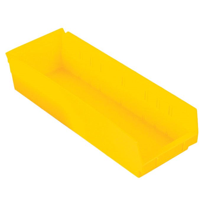 Metro&reg; Yellow 23-5/8 x 11-1/8 x 4" Nesting Shelf Bins