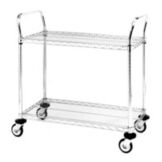 Metro&reg; Chrome 18 x 30" MW600 Series Std. Duty Utility Cart