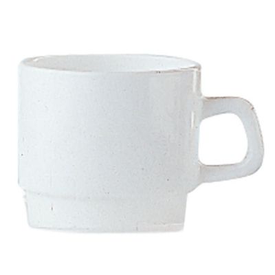 Cardinal Arcoroc Restaurant White Opal&reg; Glass 7-1/2 Oz. Cup