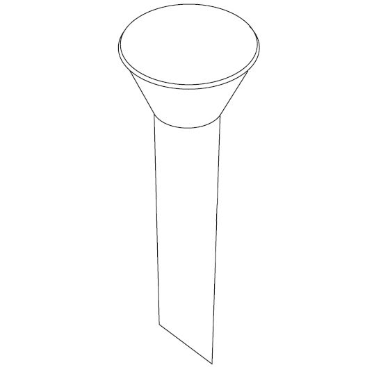 Globe Food Stuffing Tube for CC12 Meat Chopper