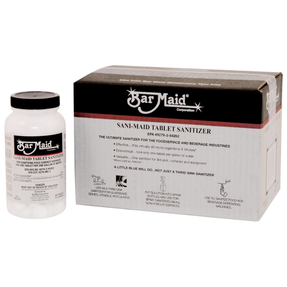 Bar Maid Quaternary Tablet Sanitizer