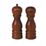 American Metalcraft Wooden Salt & Pepper Mill Set
