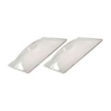 Cadco Half Size Clear Polycarbonate Lids Accessory Pack, CL-2
