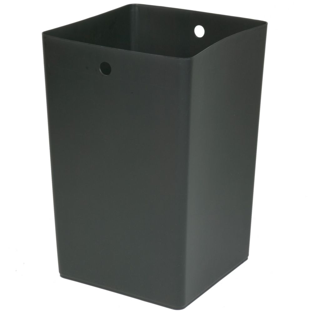 Rubbermaid Infinity&trade; Black Square 35 Gal Rigid Liner