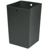 Rubbermaid Infinity&trade; Black Square 35 Gal Rigid Liner