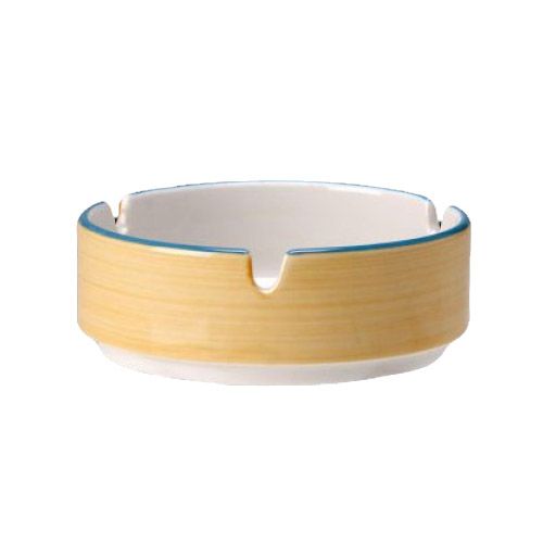 Steelite Simplicity Rio Yellow 4" Stacking Ashtray