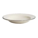 Tuxton&reg; 11 Oz. Scalloped Edge Rim Soup Bowl With Black Band