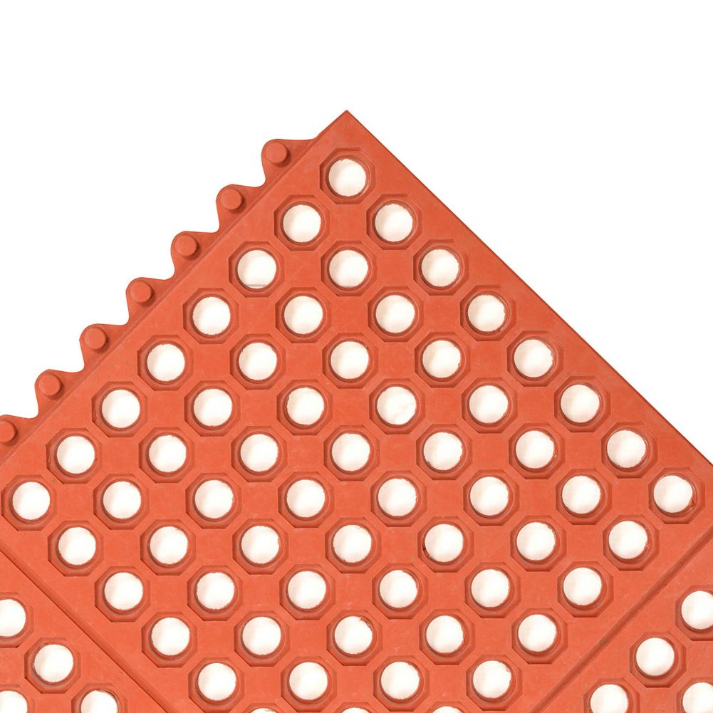 NoTrax&reg; Ultra Mat&reg; 3' x 3' Red Floor Mat