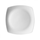 Ten Strawberry Street Aurora White 8-3/8" Square Salad Plate
