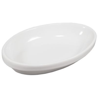 Diversified Ceramics White 12 oz Oval Pot Pie Dish
