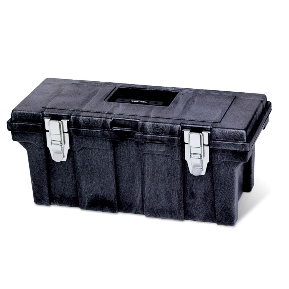 Rubbermaid Black Professional-Grade Lockable 26" Tool Box