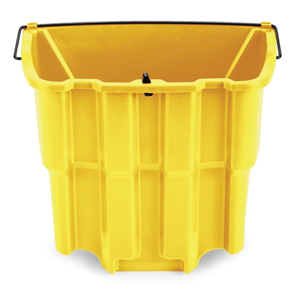 Rubbermaid WaveBrake&reg; Yellow 18 Qt Dirty Water Bucket