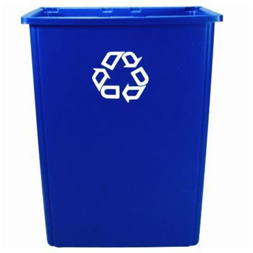 Rubbermaid Glutton&reg; Blue 56 Gal Recycling Container