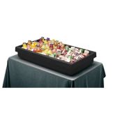 Cambro Black 3-Pan Buffet Bar