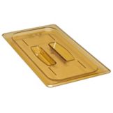 Cambro Amber 1/3 Size H-Pan&trade; Cover w/ Handle
