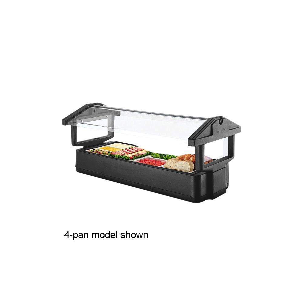 Cambro 6fbrtt519 Tabletop Salad Bar With Cold Pan 5 Pan Size Green