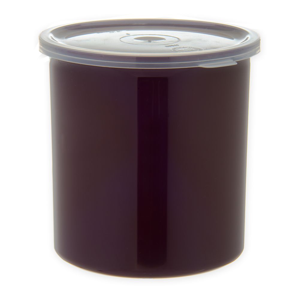 Carlisle Classic&trade; Crock w/ Lid, Brown, 1.2 Qt