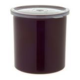 Carlisle Classic&trade; Crock w/ Lid, Brown, 1.2 Qt