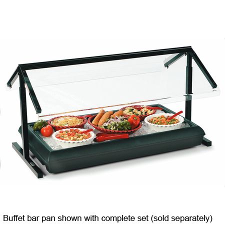 Carlisle Black Five Star Buffet Bar Pan, 48"